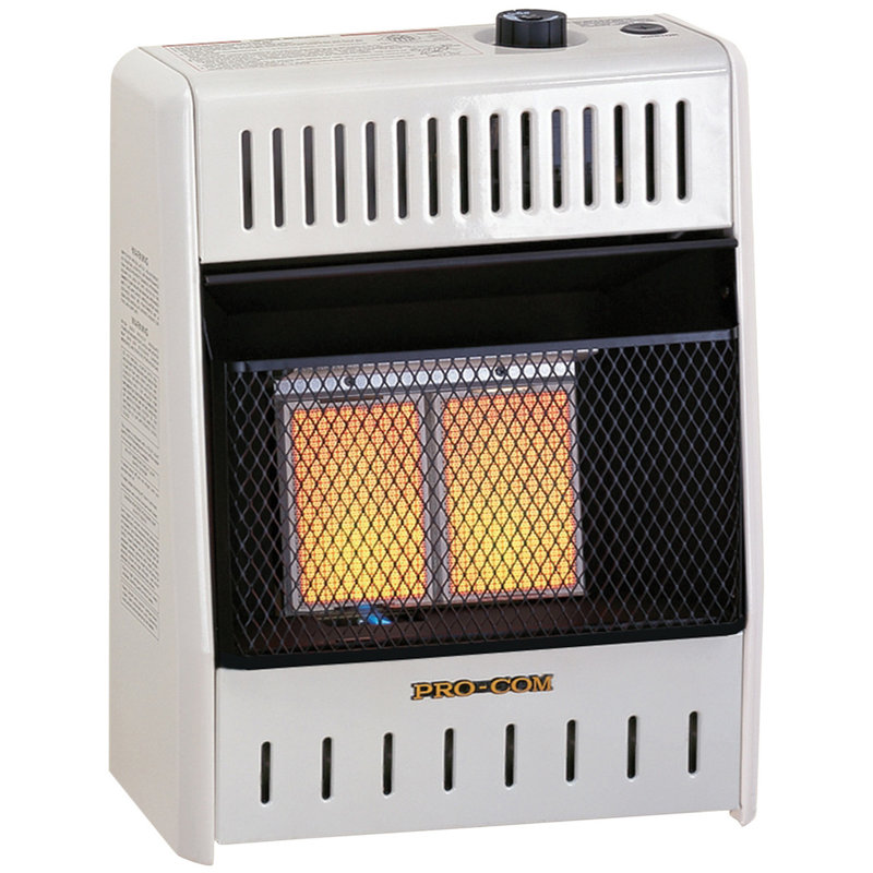 10,000 BTU Natural Gas/Propane Infrared Wall Mounted Heater